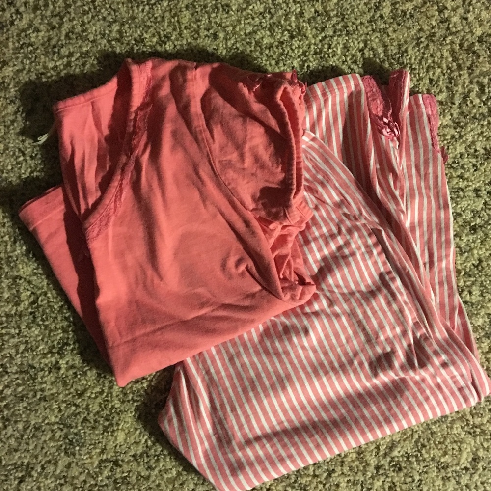 Pink Striped Pajamas